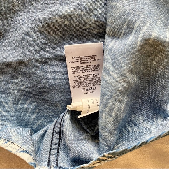 Express Medium Slim Fit Print Shirt - Picture 4 of 7